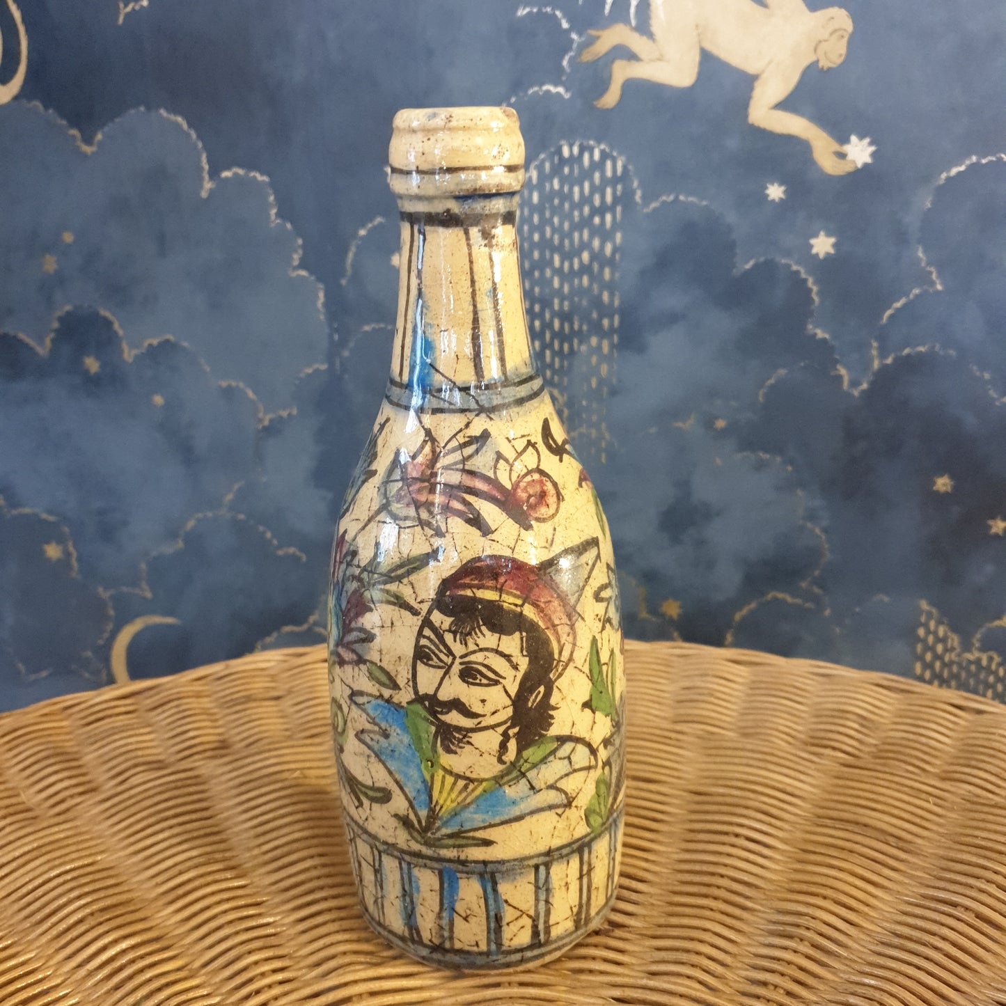 Bouteille en céramique vernissée Kadjar