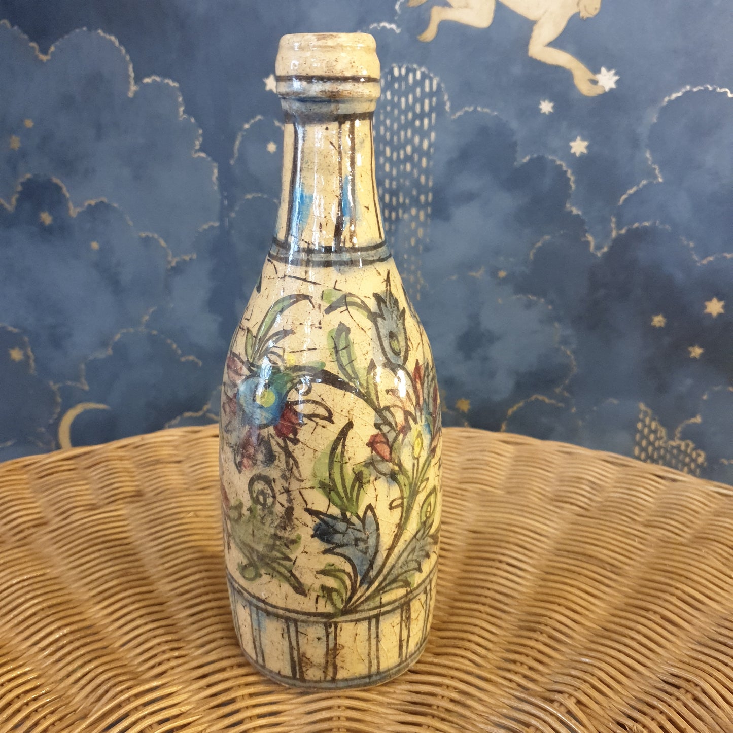 Bouteille en céramique vernissée Kadjar