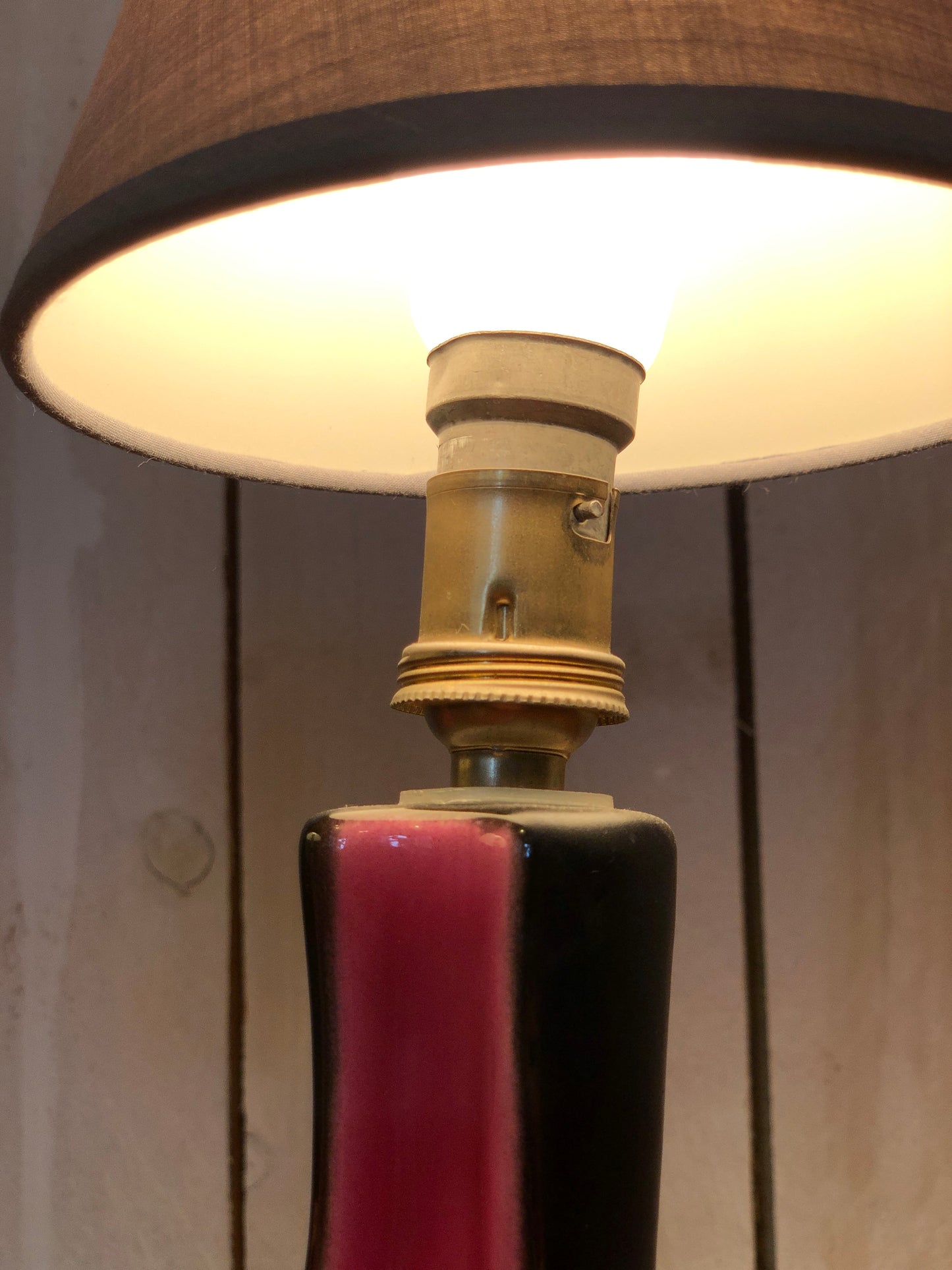 Paire de lampe en céramique années 60