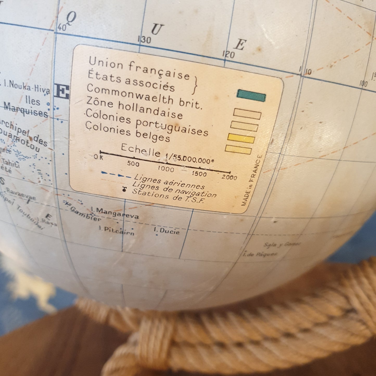 Globe terrestre Audoux Minet